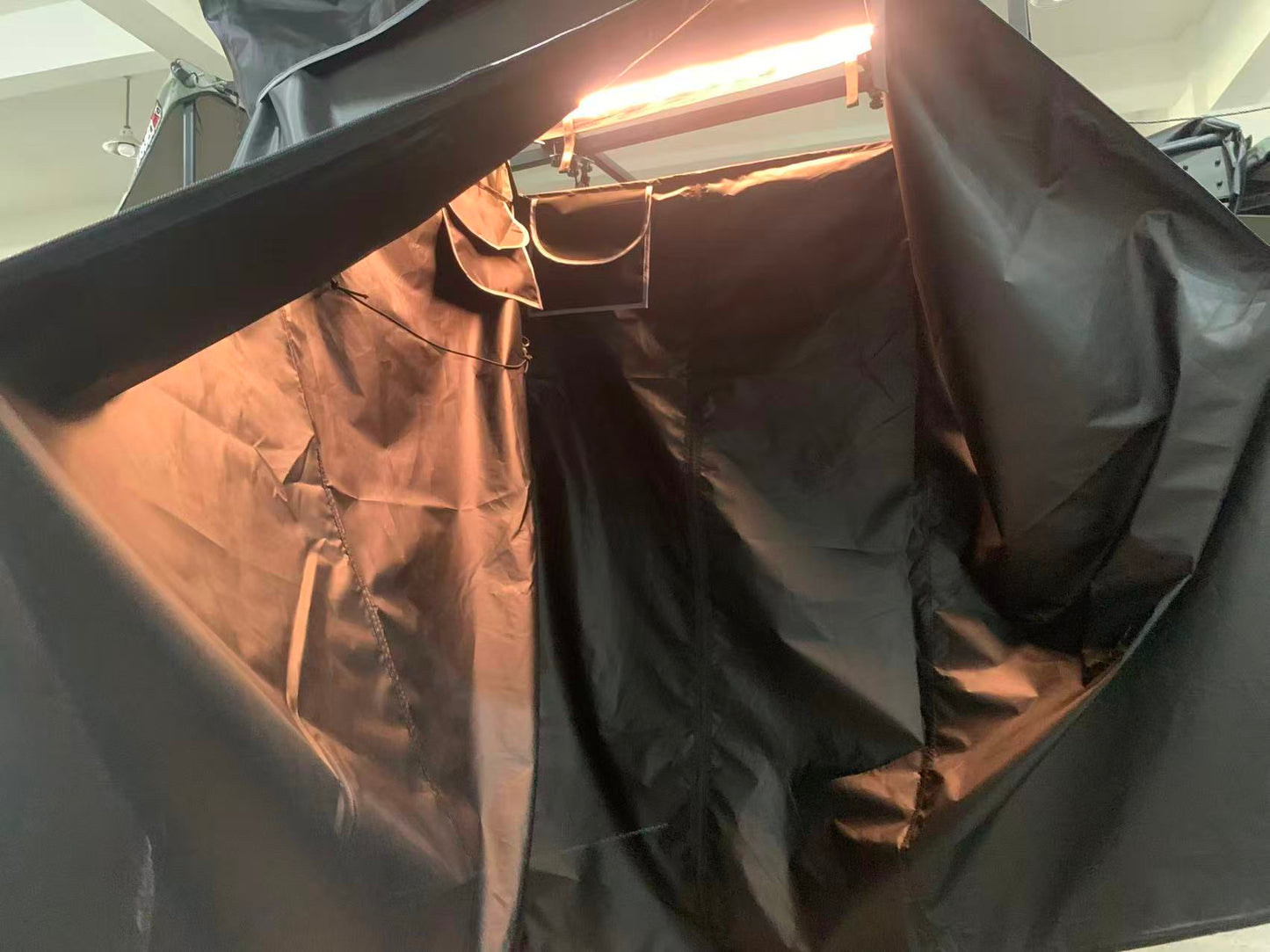 Shower Awning Enclosed