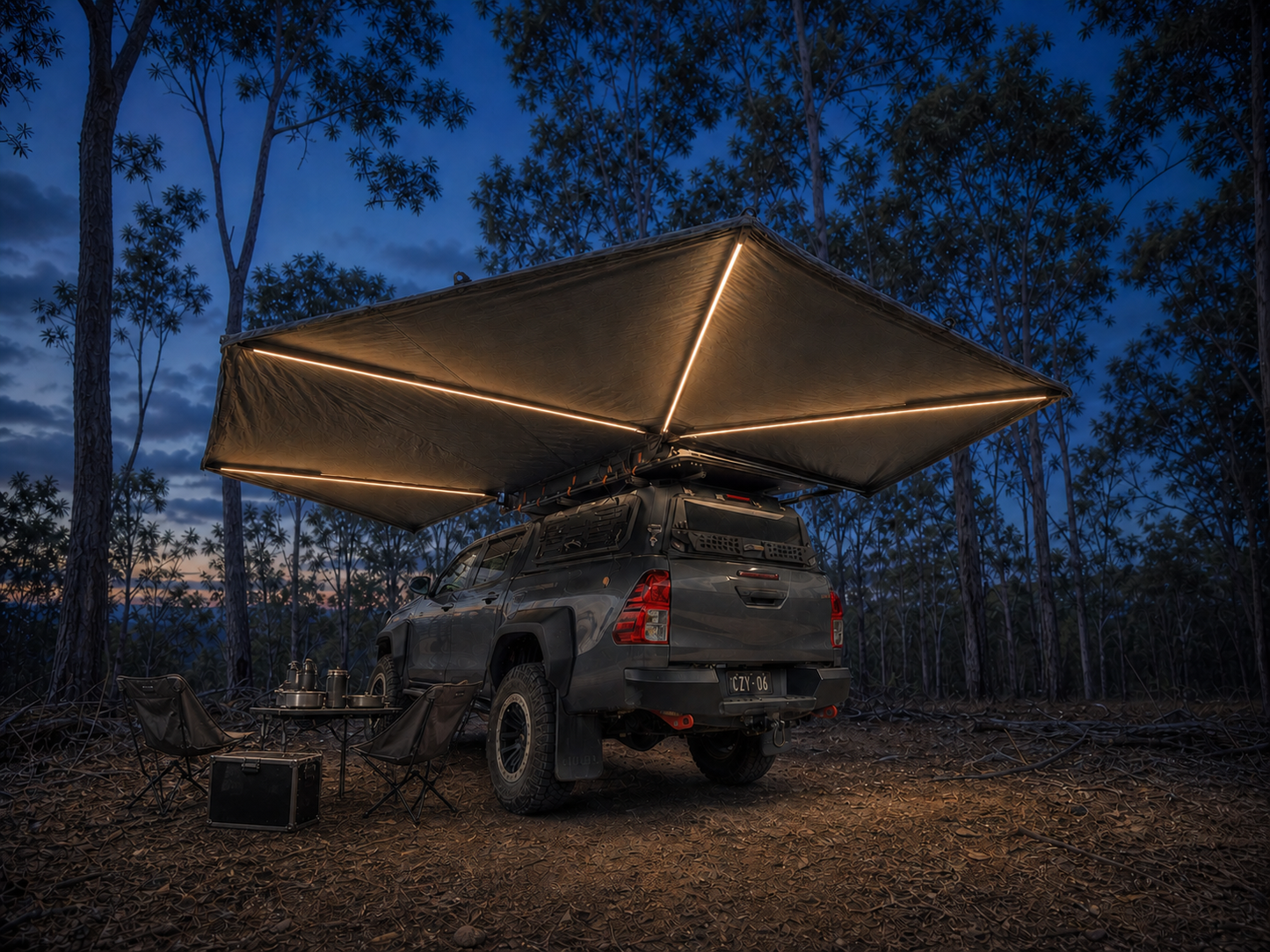 Shell 270 Plus Hard Shell Awning